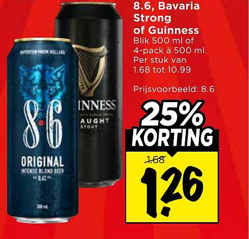 8.6, Bavaria Strong of Guinness
