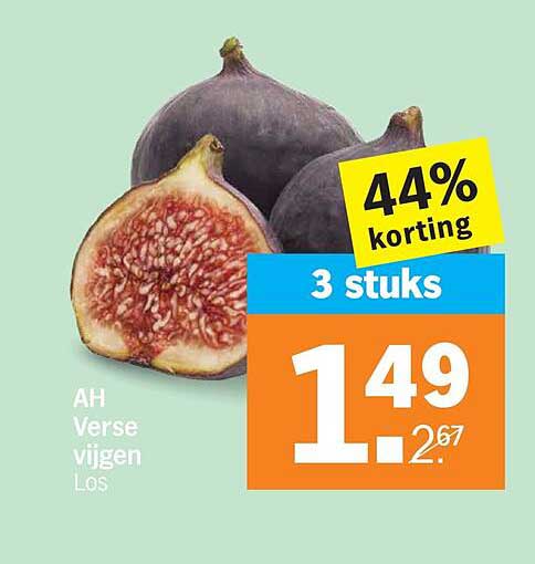 AH Verse vijgen Los 3 stuks 44% korting