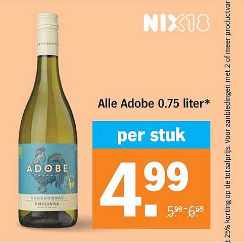 Alle Adobe 0.75 liter*
