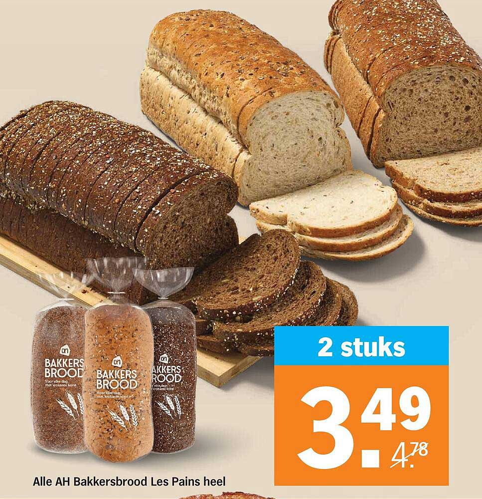 Alle AH Bakkersbrood Les Pains heel