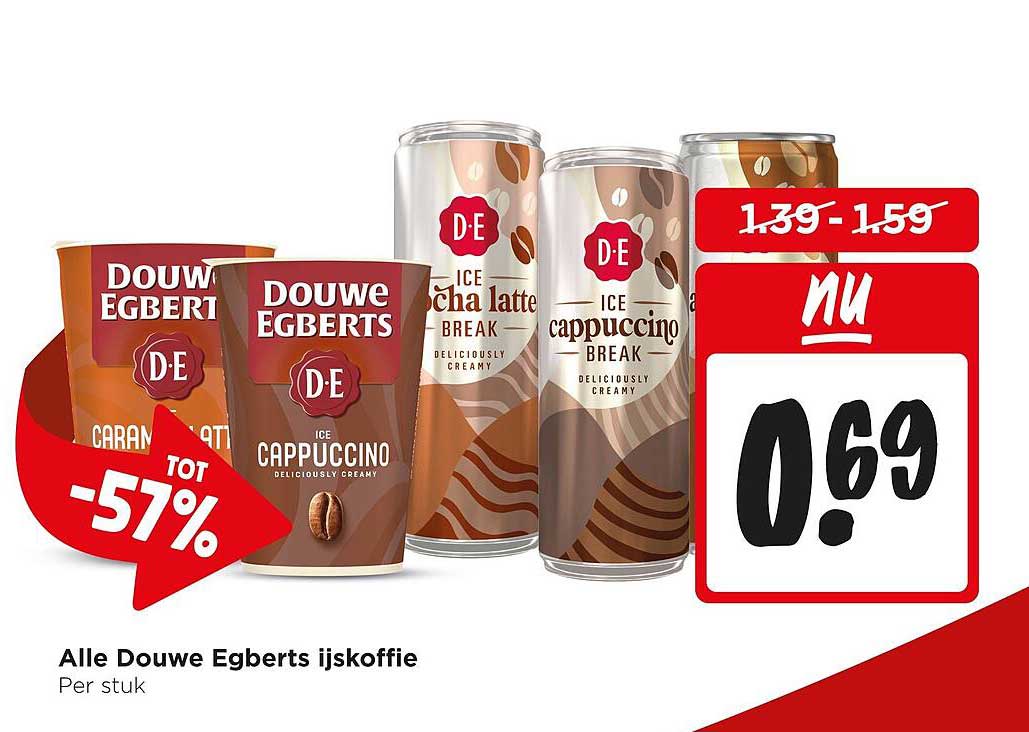 Alle Douwe Egberts ijskoffie