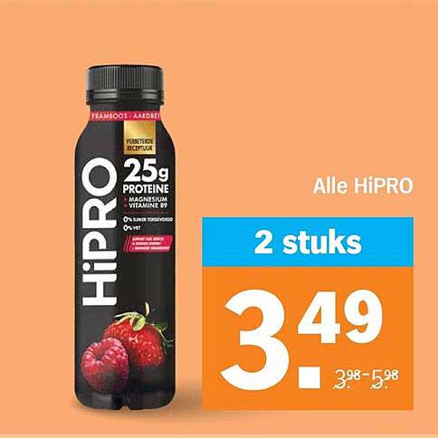 Alle HiPRO 2 stuks