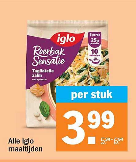 Alle Iglo maaltijden