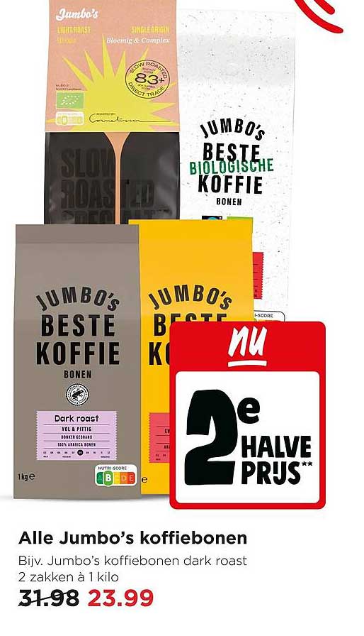 Alle Jumbo’s koffiebonen