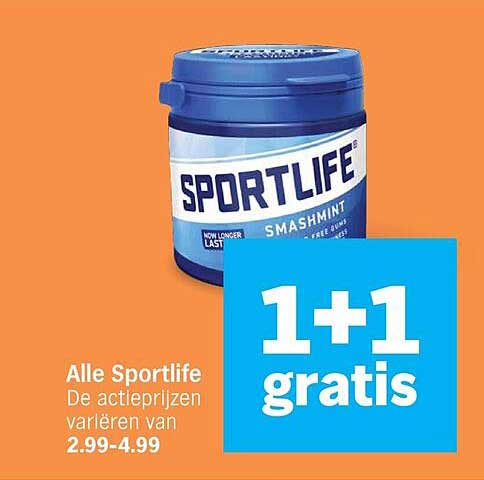 Alle Sportlife 1+1 gratis