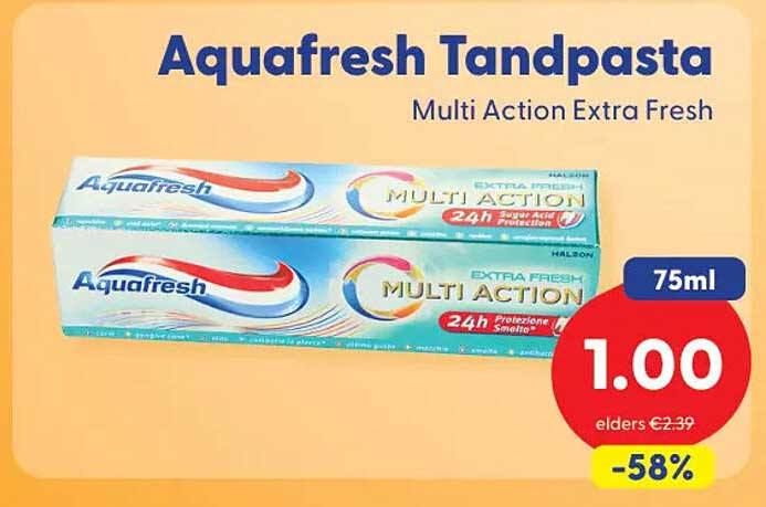 Aquafresh Tandpasta Multi Action Extra Fresh
