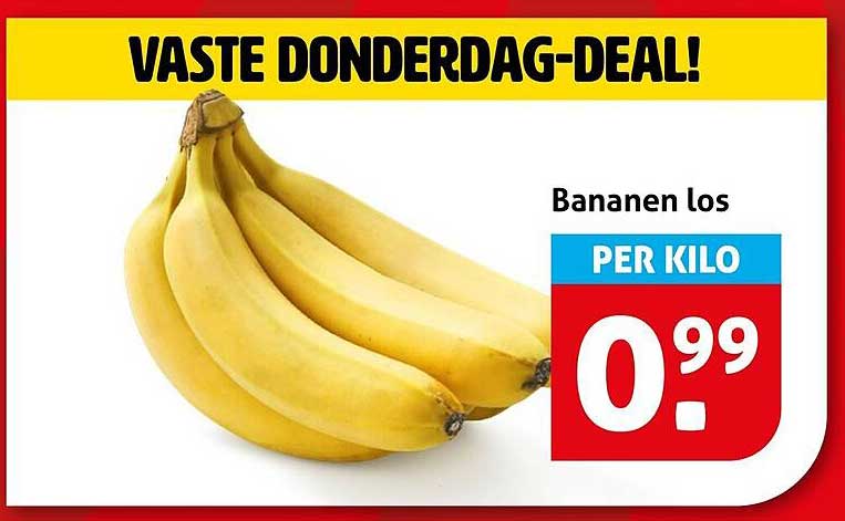 Bananen los PER KILO