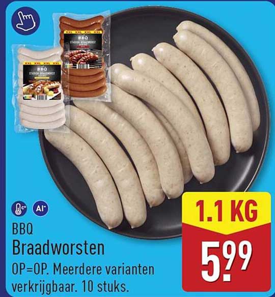 BBQ Braadworsten
