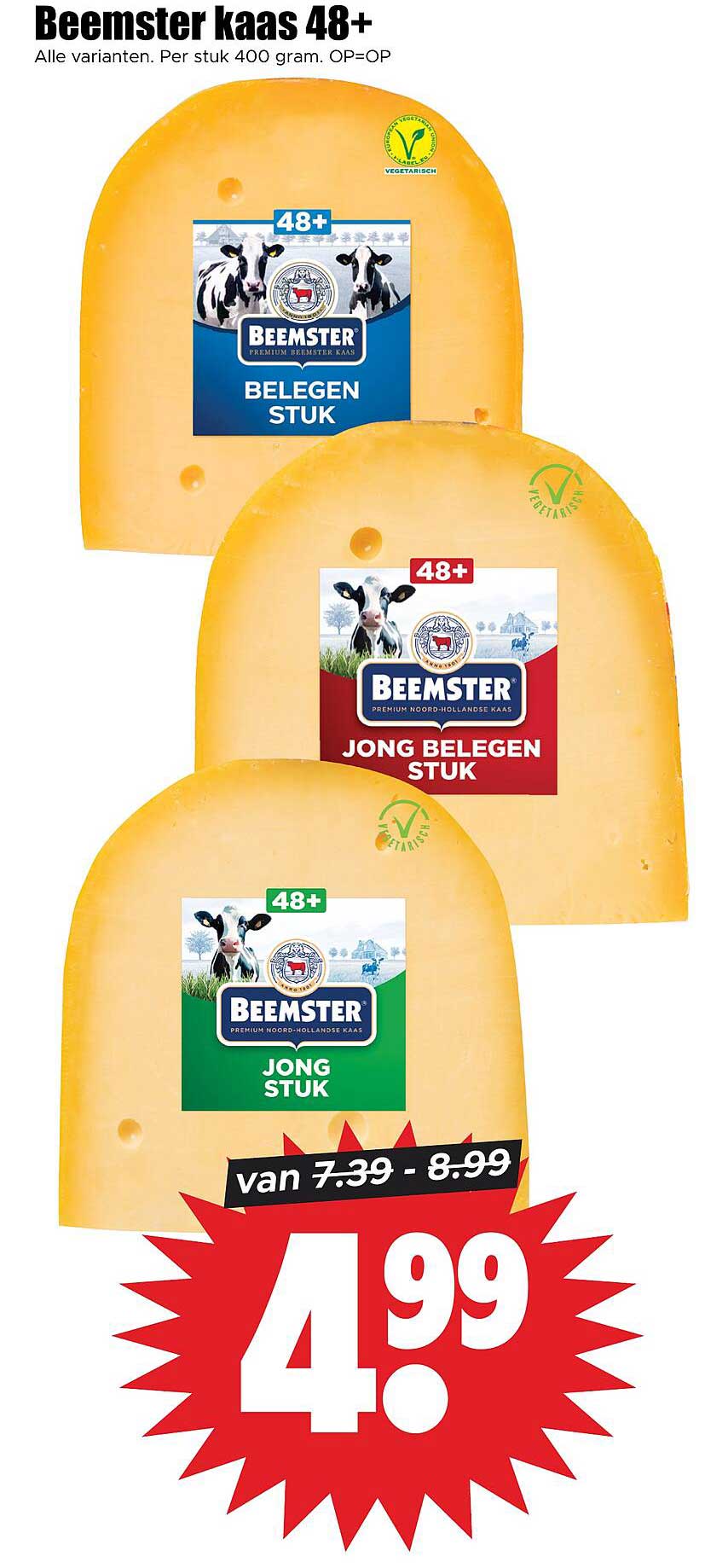 Beemster kaas 48+