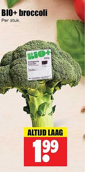BIO+ broccoli Per stuk.