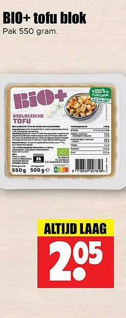 BIO+ tofu blok