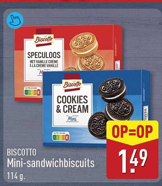 BISCOTTO Mini-sandwichbiscuits