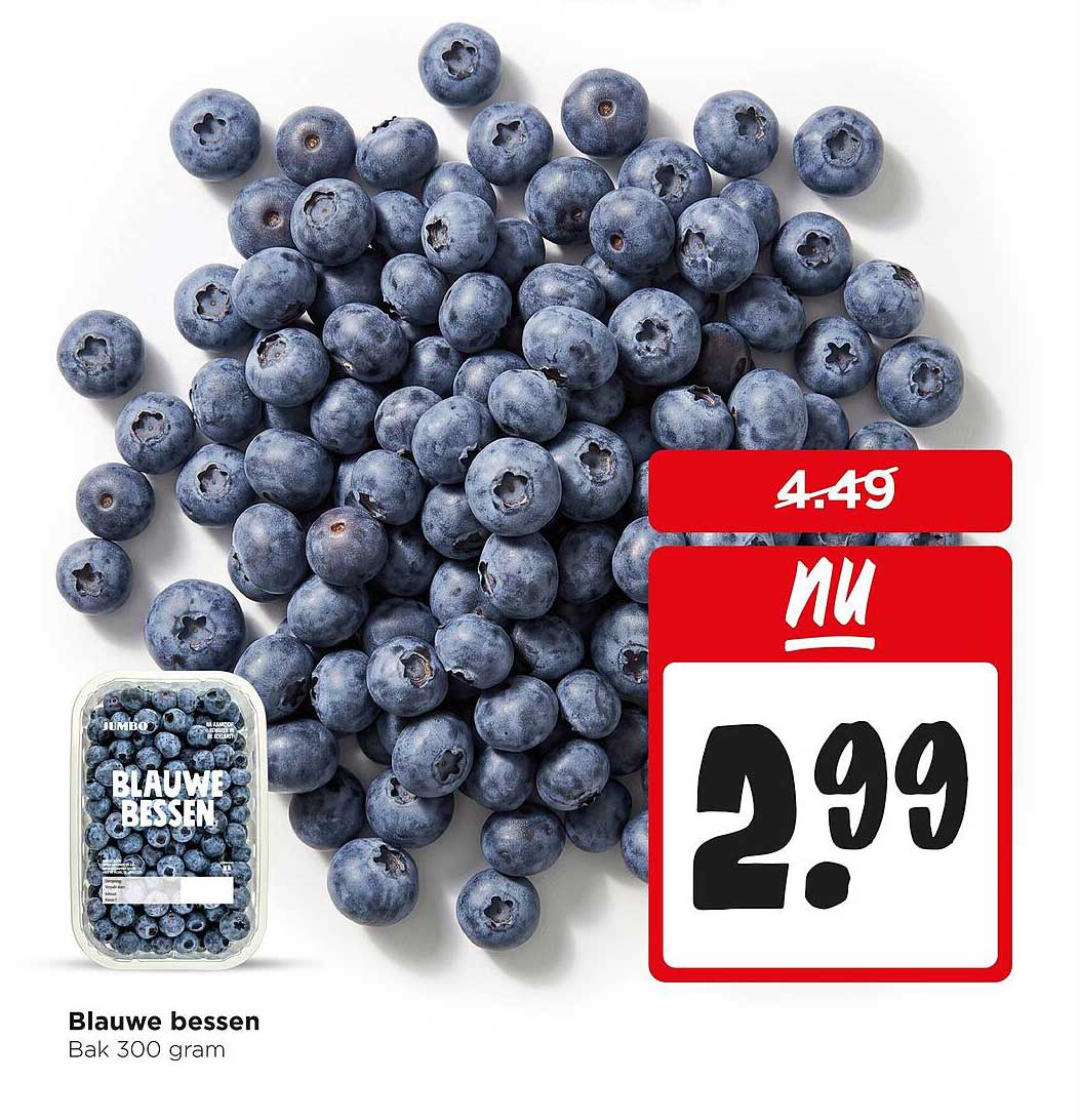 Blauwe bessen Bak 300 gram