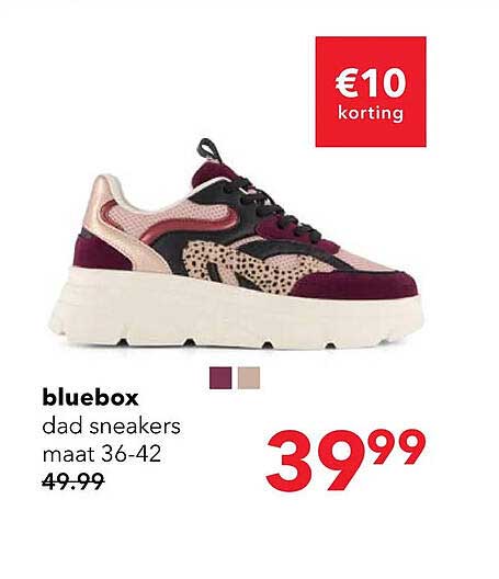 bluebox dad sneakers maat 36-42