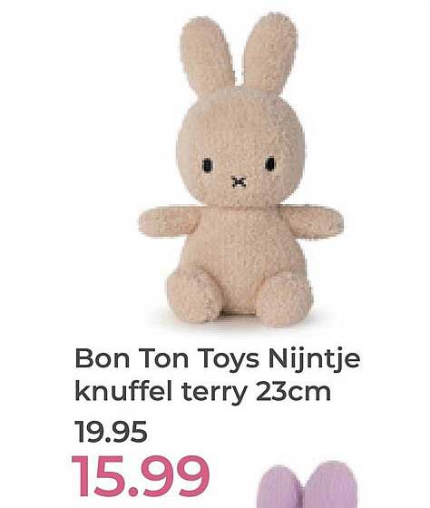 Bon Ton Toys Nijntje knuffel terry 23cm