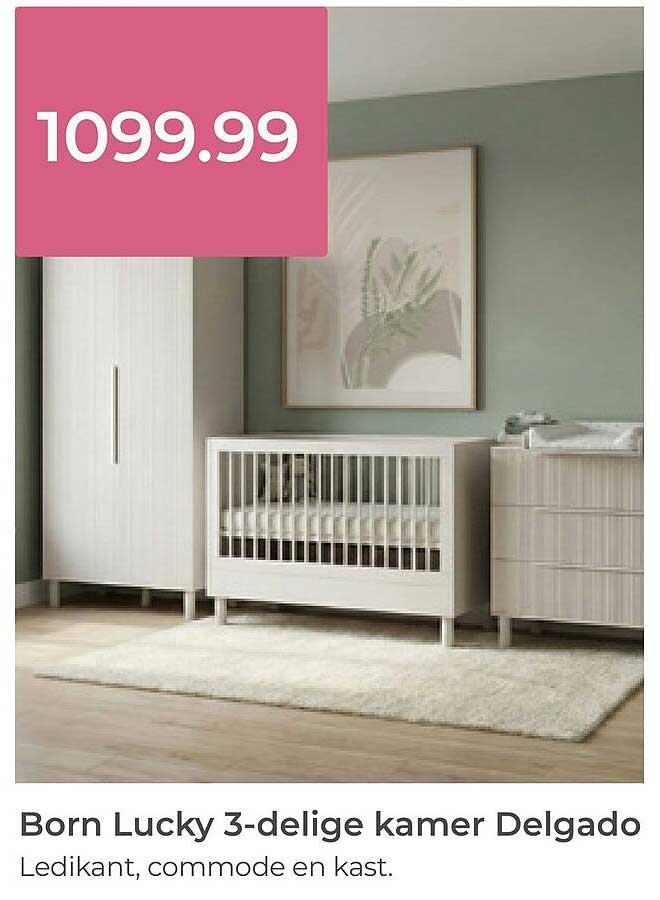 Born Lucky 3-delige kamer Delgado