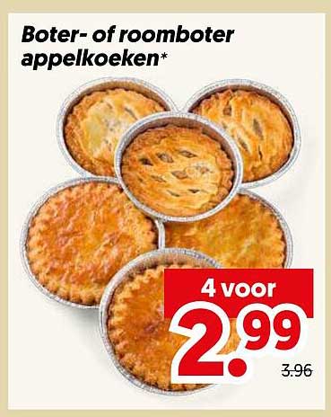 Boter- of roomboter appeltaarten