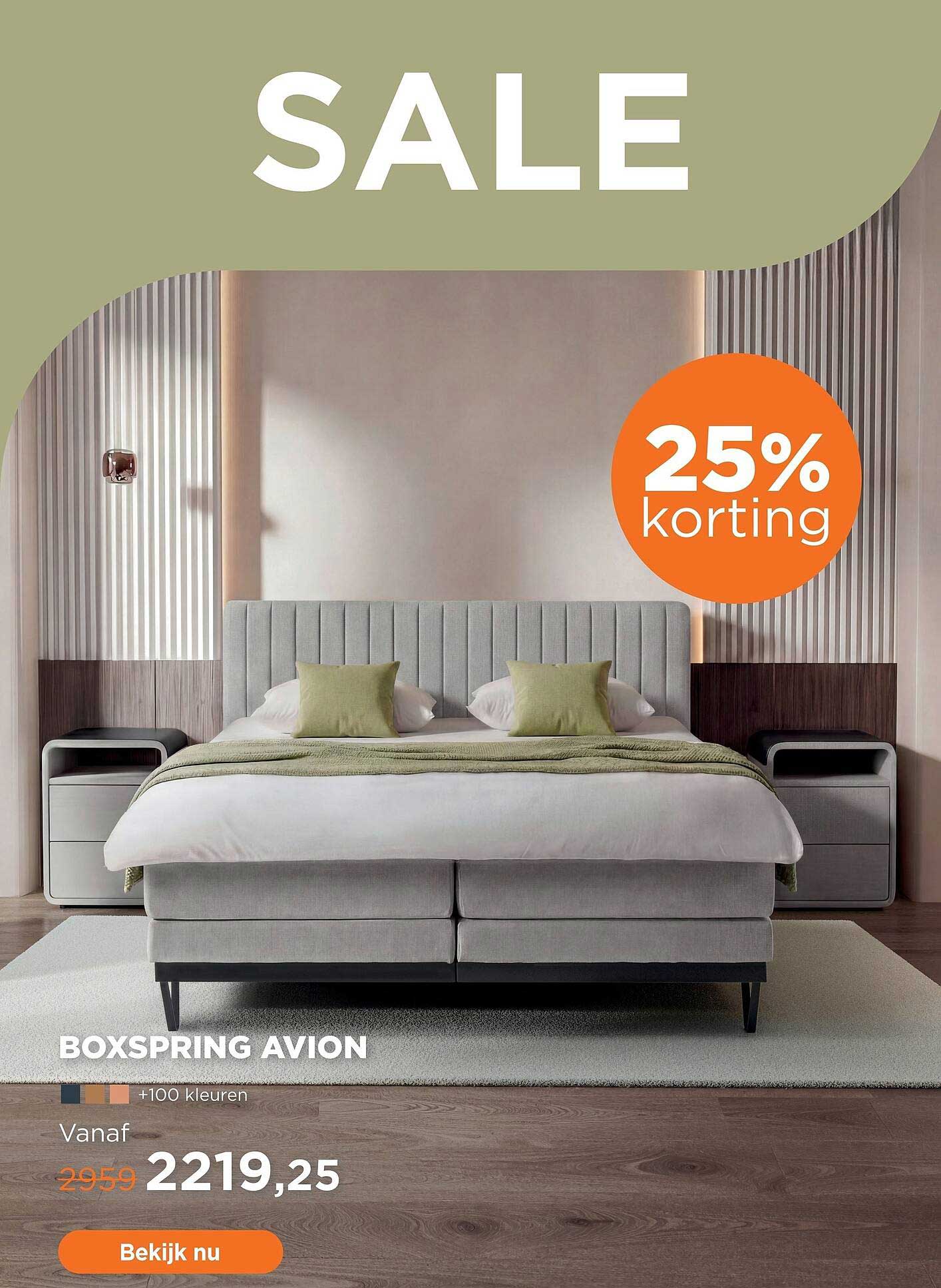 BOXSPRING AVION 25% korting