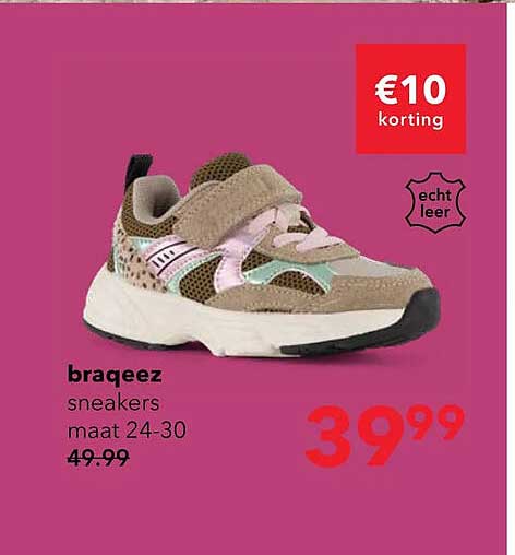 brageez sneakers maat 24-30
