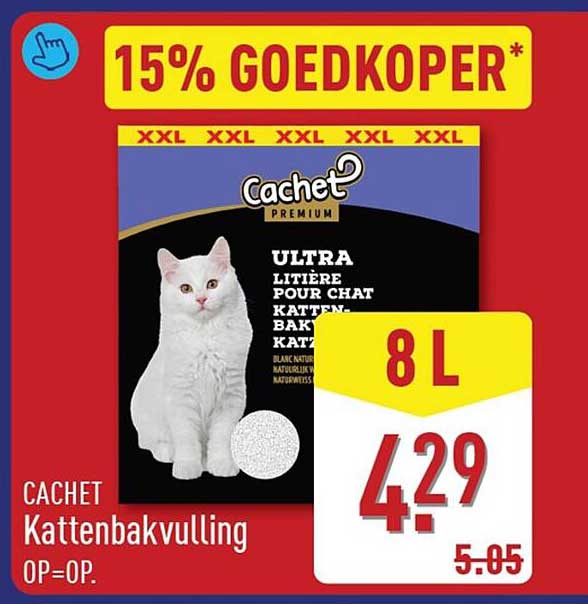 Cachet Kattenbakvulling 15% Goedkoper*