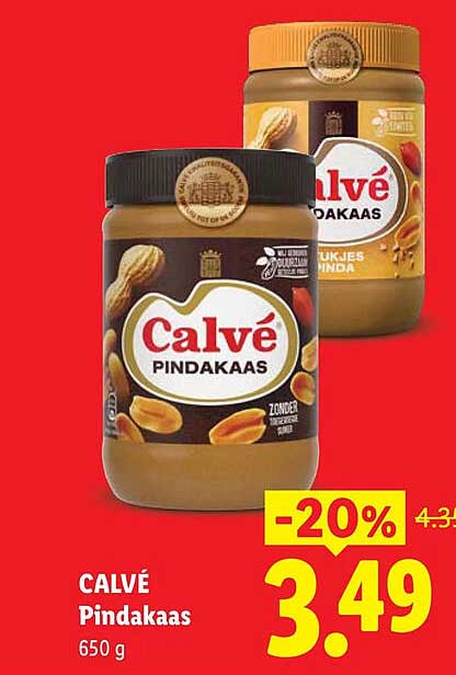 CALVÉ Pindakaas 650 g