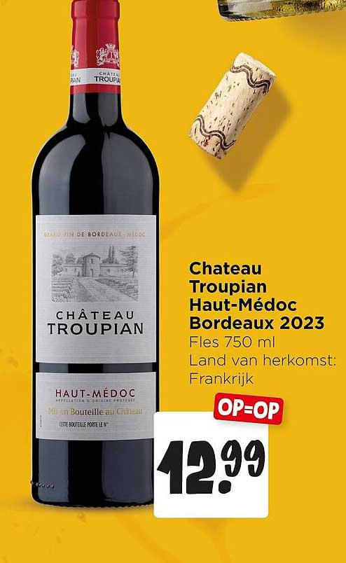 Chateau Troupian Haut-Médoc Bordeaux 2023