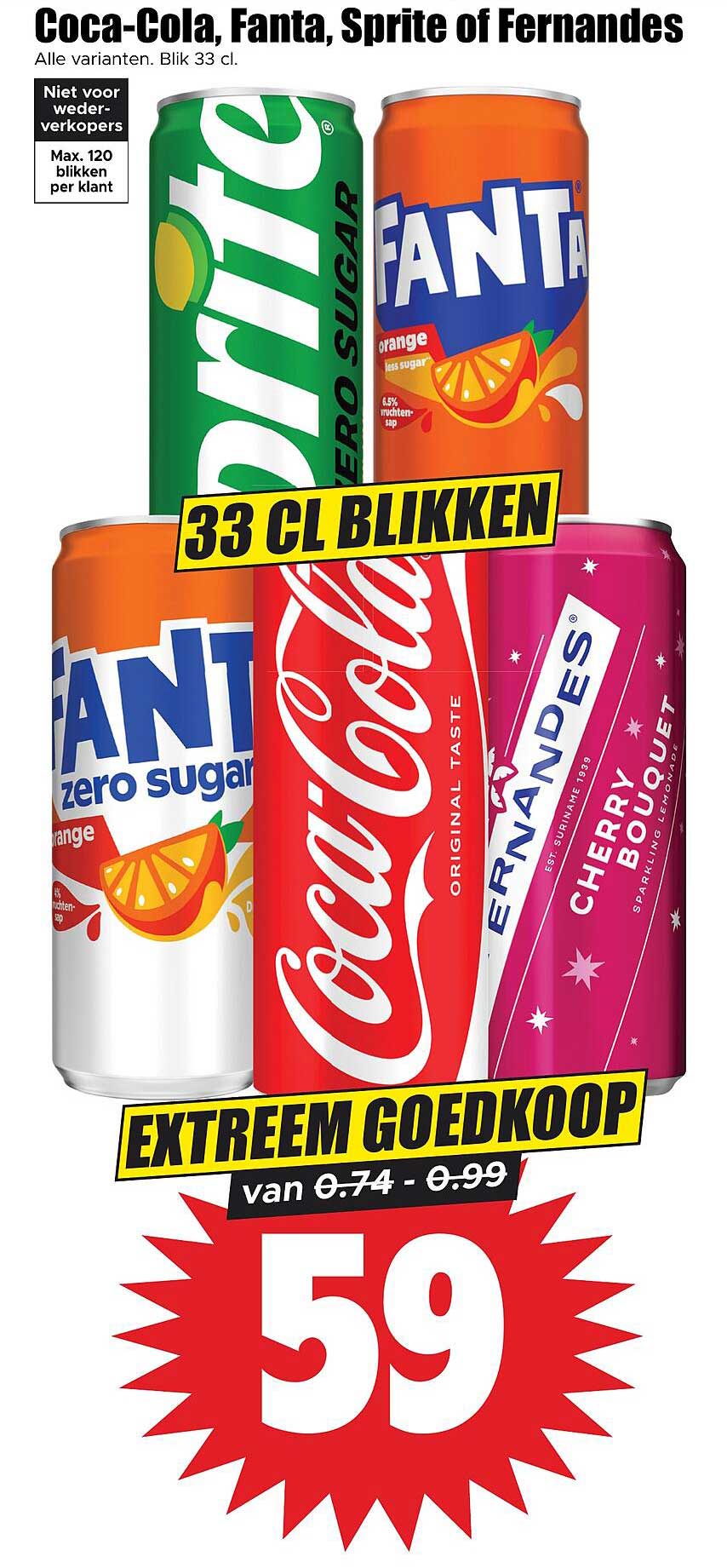 Coca-Cola, Fanta, Sprite of Fernandes