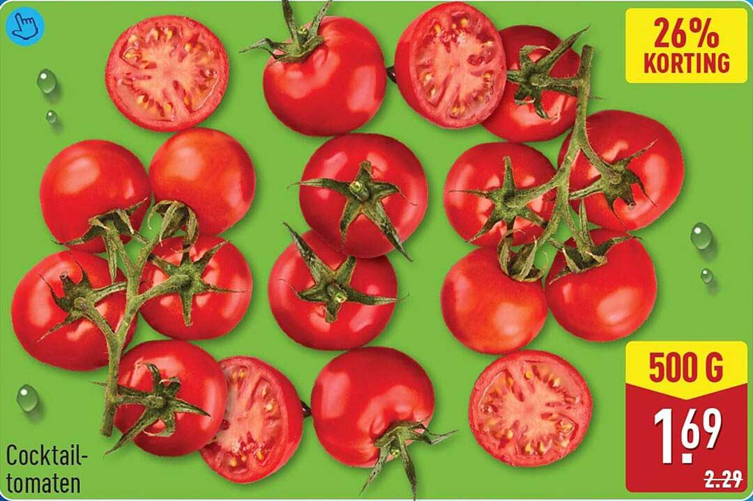 Cocktail-tomaten 26% KORTING