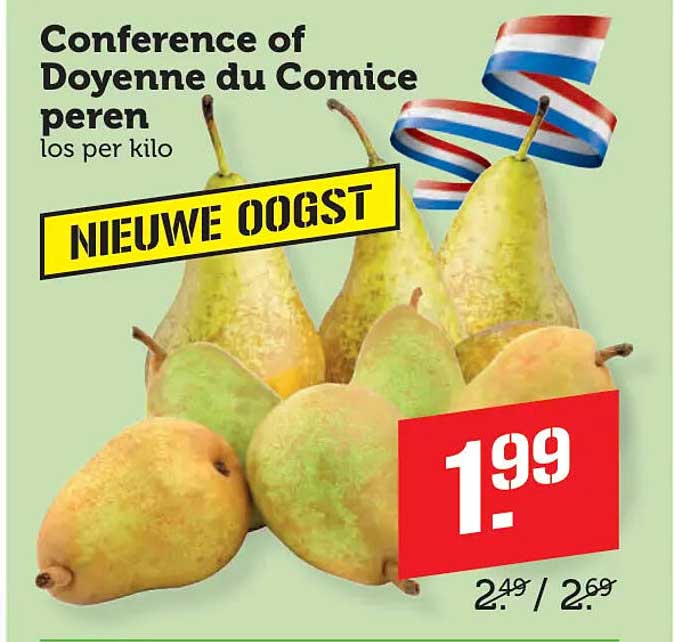 Conference of Doyenne du Comice peren los per kilo NIEUWE OOGST