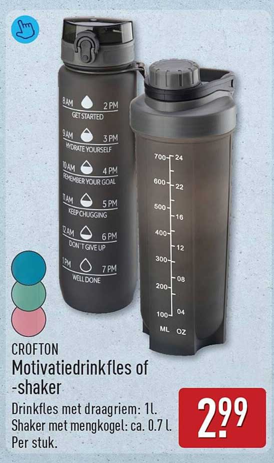 CROFTON Motivatiefles of -shaker