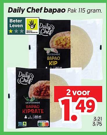 Daily Chef bapao Pak 115 gram