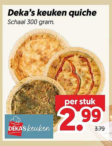 Deka's keuken quiche