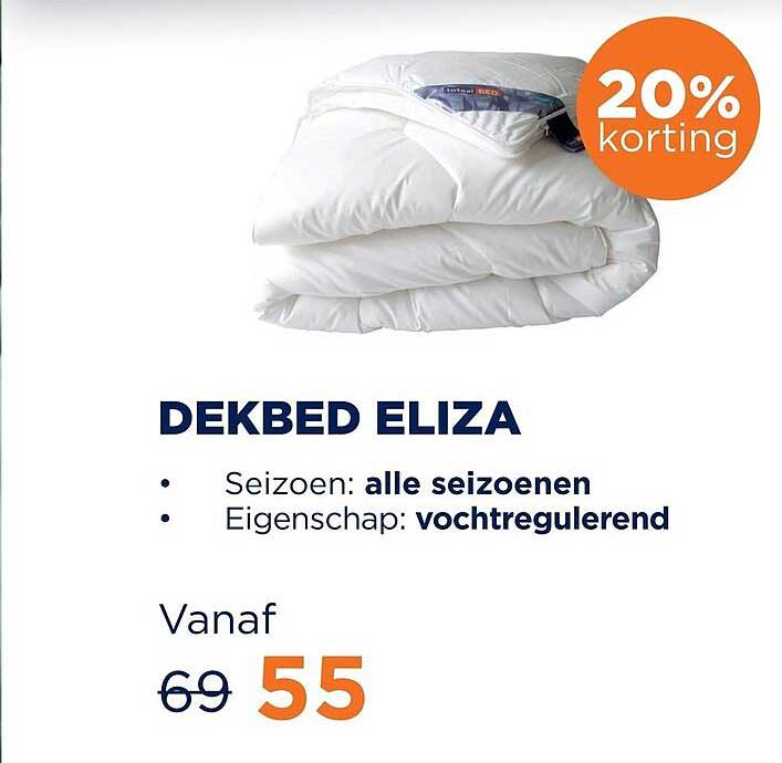 DEKBED ELIZA 20% korting