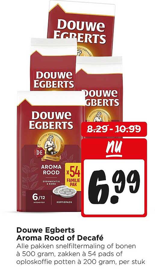 Douwe Egberts Aroma Rood of Decafé