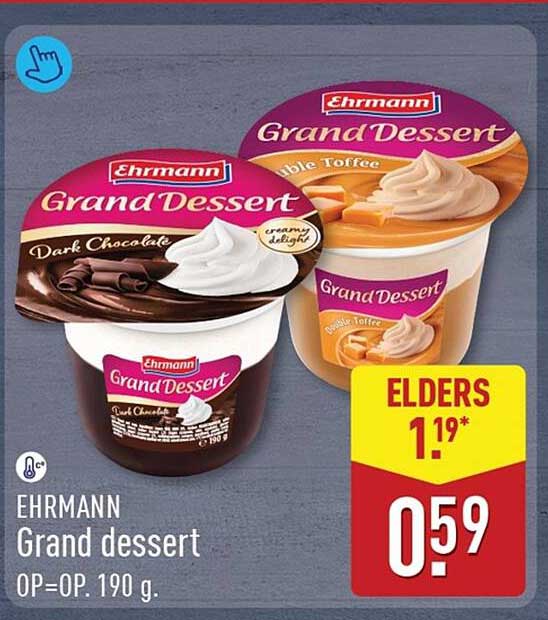 Ehrmann Grand dessert 0P=0P. 190 g.
