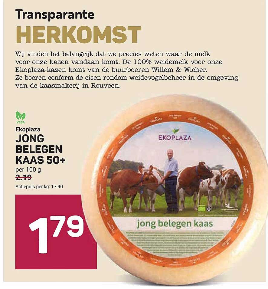 Ekoplaza JONG BELEGEN KAAS 50+
