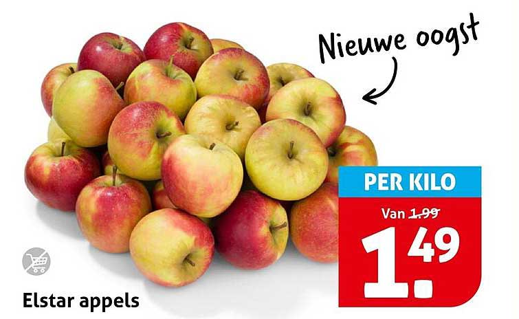 Elstar appels Nieuwe oogst PER KILO