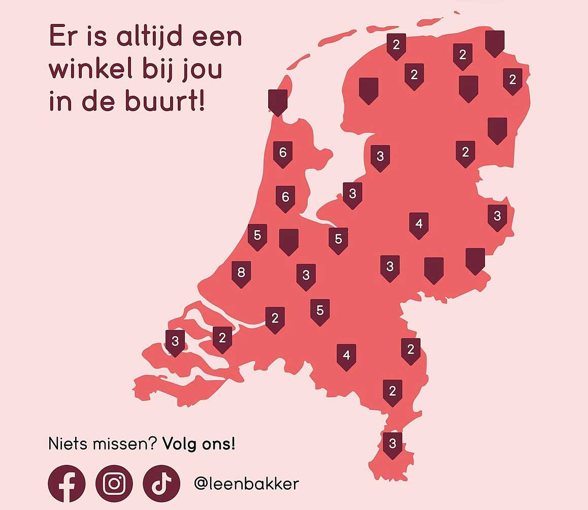Er is altijd een winkel bij jou in de buurt!
