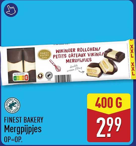 FINEST BAKERY Mergpijpjes 0P=OP.