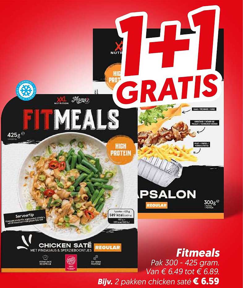Fitmeals 1+1 gratis