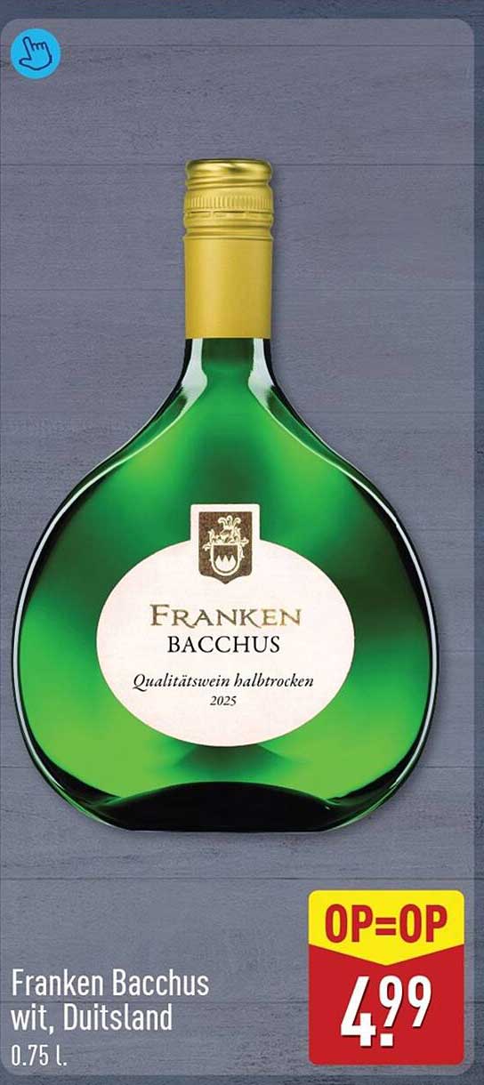 Franken Bacchus wit, Duitsland