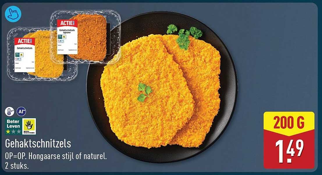 Gehaktschnitzels