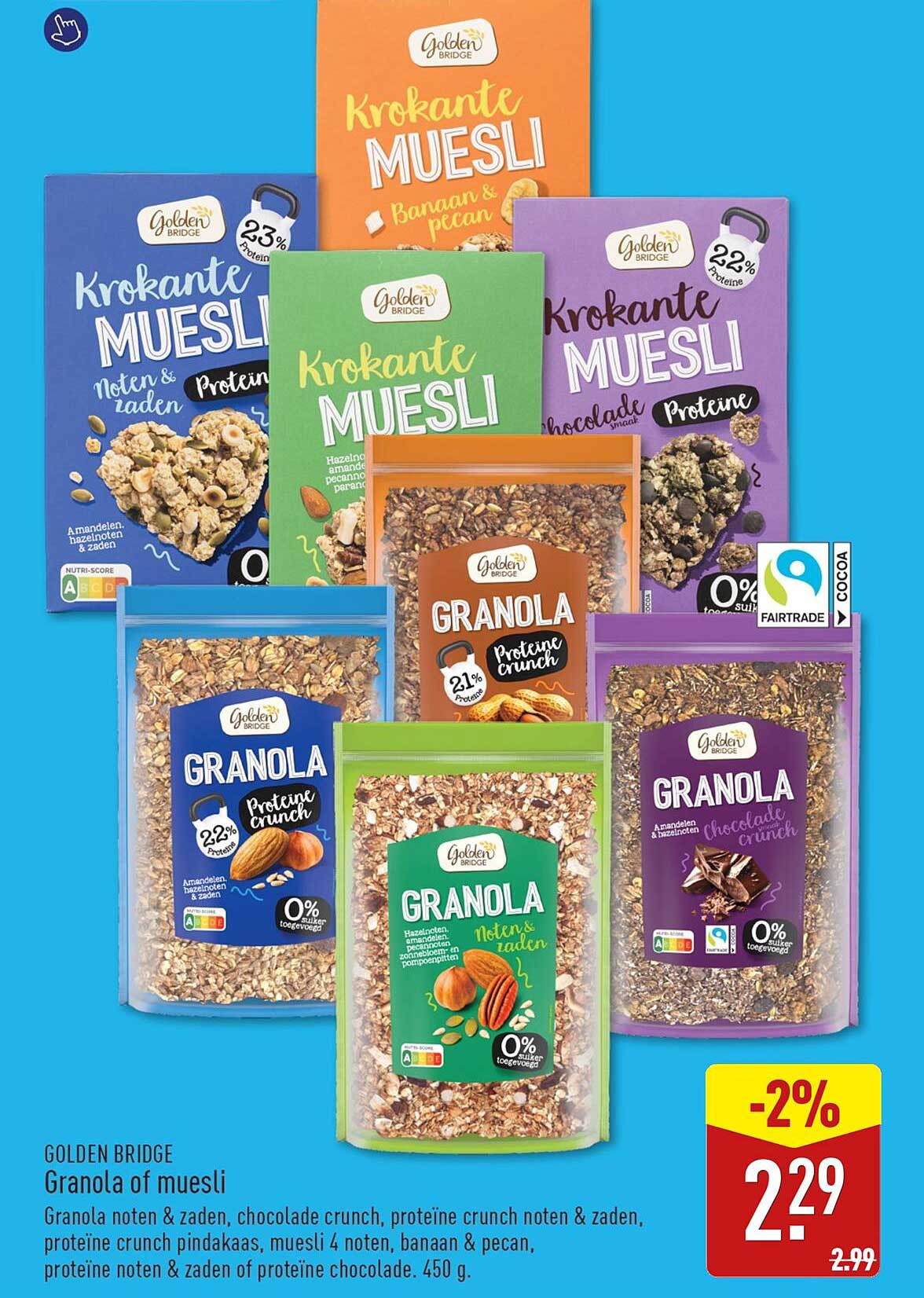 Golden Bridge Granola of muesli