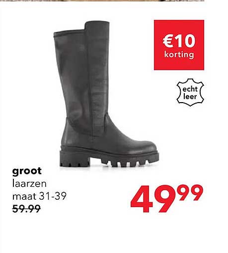 groot laarzen maat 31-39