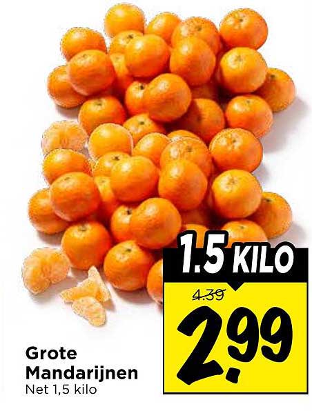 Grote Mandarijnen Net 1,5 kilo