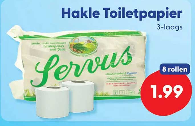 Hakle Toiletpapier 3-laags 8 rollen