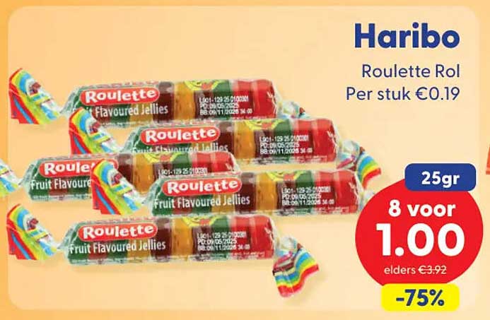 Haribo Roulette Rol