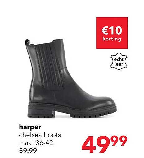 harper chelsea boots maat 36-42