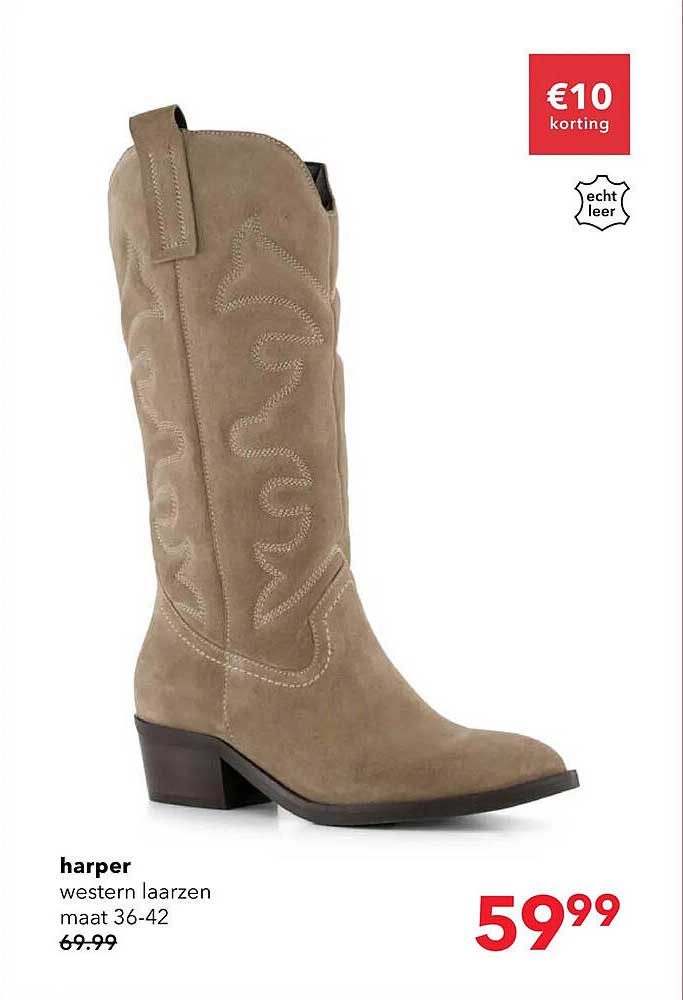 harper western laarzen maat 36-42