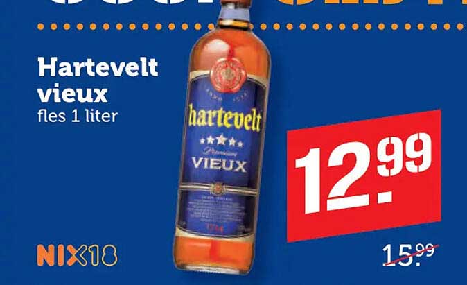 Hartevelt vieux fles 1 liter